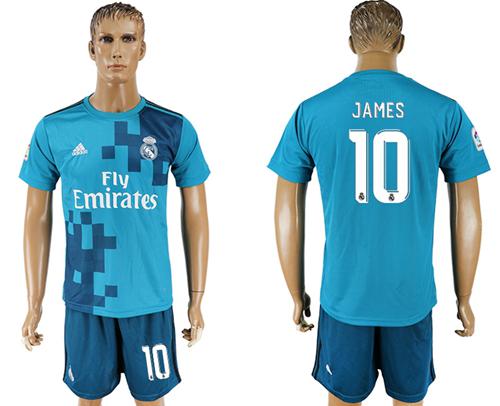 Real Madrid #10 James Sec Away Soccer Club Jersey - Click Image to Close